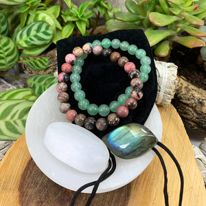 Heart Chakra Mala armbandssett🌈