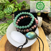 Heart Chakra Mala armbandssett🌈