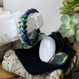 Σετ βραχιολιών Throat Chakra Mala🌈