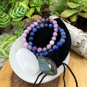 Third Eye Chakra Mala armbandasett🌈
