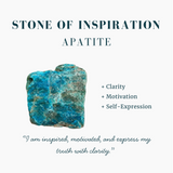 40% SAVING Larimar Necklace & Apatite Mala & Point Sacred Serenity Set