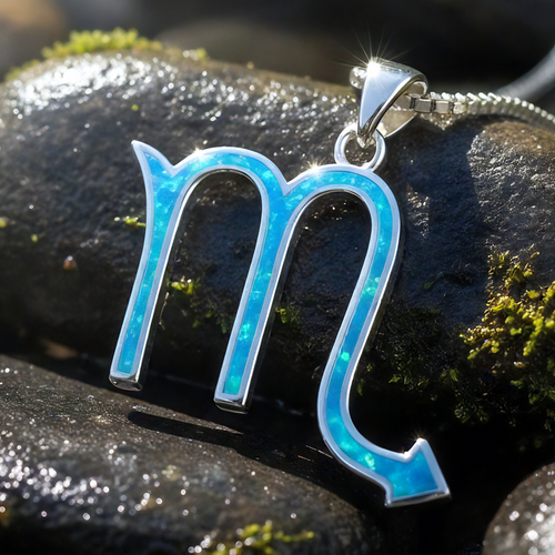 Κολιέ μενταγιόν Z ARRON DESIGN Serenity Moonstone από χάλκινο σύρμα
