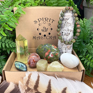 Joyful Citrine + Allies Crystal Box Knippi