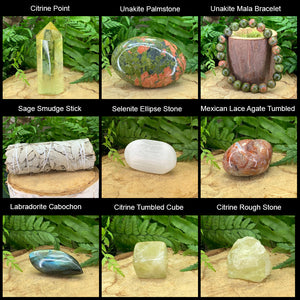 Joyful Citrine + Allies Crystal Box Knippi
