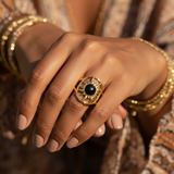 Κολιέ μενταγιόν Z ARRON DESIGN Serenity Moonstone από χάλκινο σύρμα