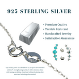 Κολιέ μενταγιόν Z ARRON DESIGN Serenity Moonstone από χάλκινο σύρμα