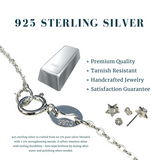 Κολιέ μενταγιόν Z ARRON DESIGN Serenity Moonstone από χάλκινο σύρμα