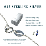 Classic Lapis Lazuli Silver Stud Earrings