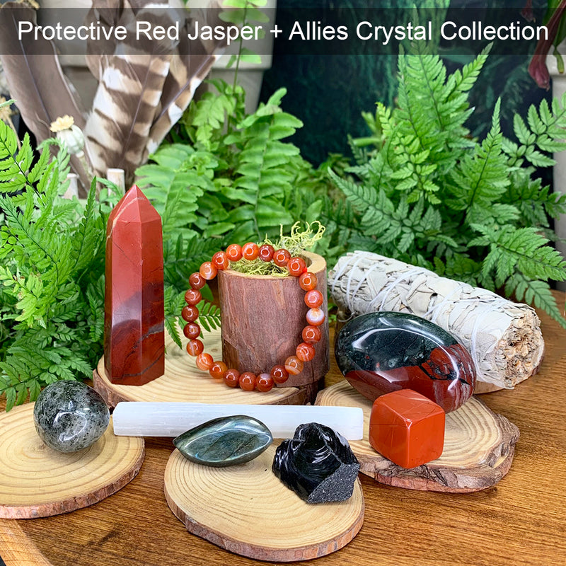 Συλλογή Protective Red Jasper + Allies Crystal
