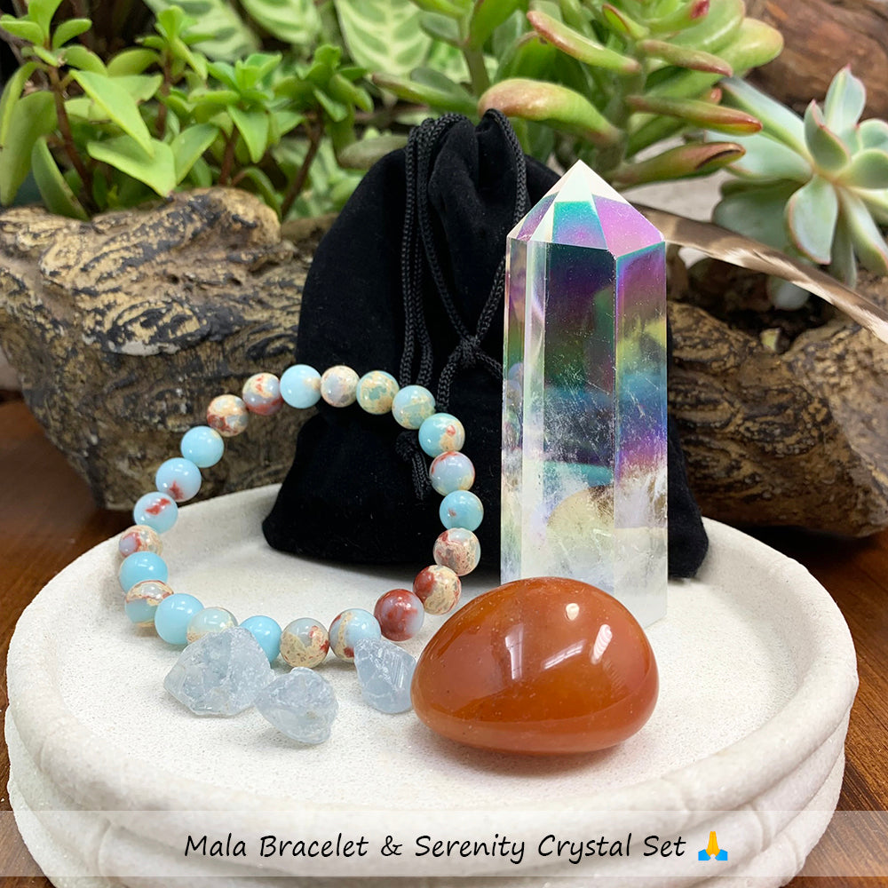 Komplet zapestnic Angel Aura & Azure Mala 👉 75 % CENEJE