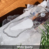 Κολιέ με κρεμαστό κόσμημα από Amethyst Macrame