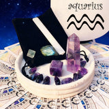 ♒ Aquarius - 20 Ιανουαρίου - 18 Φεβρουαρίου - Zodiac Crystal Fusion Σετ με θήκη