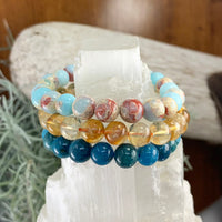 Abundance 3-PC Crystal Mala armbåndssæt