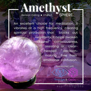 Amethyst Mini-Sphere - sphere