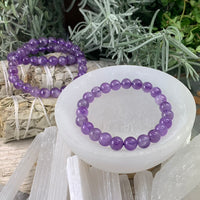 Mala Amethyst armband með flauelspoka
