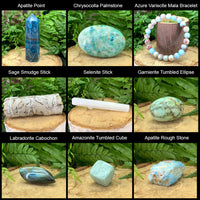 Navdihujoč paket Apatite + Allies Crystal Box