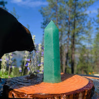 Aventurine Point - $5 Deal of the Day component from the Prosperity Power Crystal Set.