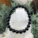 Βραχιόλι Mala Labradorite με βελούδινο πουγκί