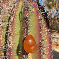 Carnelian Crystal Keychain