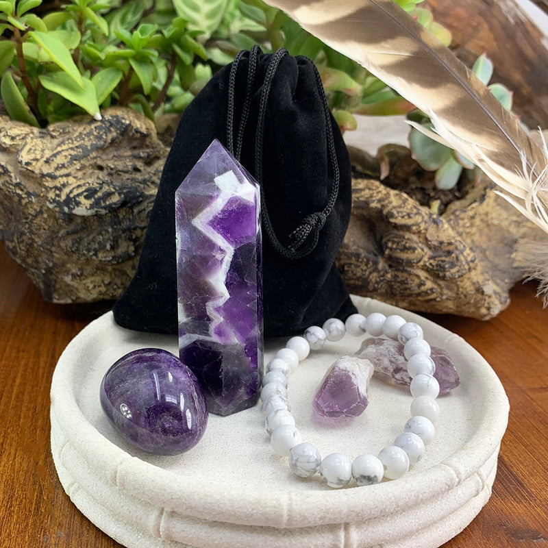 Βραχιόλι Mala & Set Calming Crystal 🙏