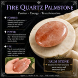 $8 Fire Quartz Palmstone 1-Dags-Flash-Sale