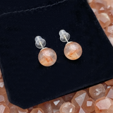 Βραχιόλι Mala African Bloodstone με βελούδινο πουγκί