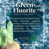 ARRON - Rainbow Peacock Kyanite & Fluorite Alignment Manifesting Set - Gift Cards