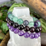 Clarity & Calm 3-PC komplet zapestnic Crystal Mala