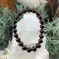 Βραχιόλι Mala Garnet με βελούδινο πουγκί