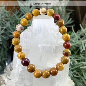 Solar Plexus Chakra Mala armbandasett🌈