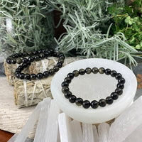 Mala Golden Obsidian armbånd med veske