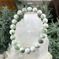 Set di braccialetti Mala di cristallo da 3 pezzi Heart Harmony
