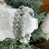 Βραχιόλι Mala Labradorite με βελούδινο πουγκί