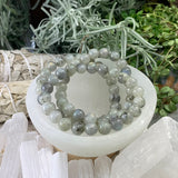 Βραχιόλι Mala Labradorite με βελούδινο πουγκί