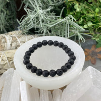 Mala Lava steinarmband með flauelspoka