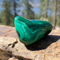 Pedra caída de malaquita