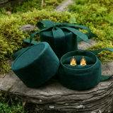 Κολιέ μενταγιόν Z ARRON DESIGN Serenity Moonstone από χάλκινο σύρμα