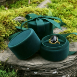 Κολιέ μενταγιόν Z ARRON DESIGN Serenity Moonstone από χάλκινο σύρμα