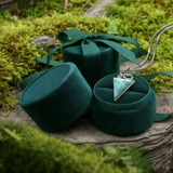 Larimar Silver Trinity Necklace