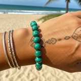 Malachite Mala Bracelet