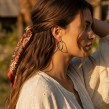 Κολιέ μενταγιόν Z ARRON DESIGN Serenity Moonstone από χάλκινο σύρμα