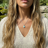 40% SAVING Larimar Necklace & Apatite Mala & Point Sacred Serenity Set