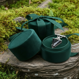 Κολιέ μενταγιόν Z ARRON DESIGN Serenity Moonstone από χάλκινο σύρμα