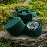 Κολιέ μενταγιόν Z ARRON DESIGN Serenity Moonstone από χάλκινο σύρμα