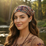 Κολιέ μενταγιόν Z ARRON DESIGN Serenity Moonstone από χάλκινο σύρμα