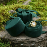 Κολιέ μενταγιόν Z ARRON DESIGN Serenity Moonstone από χάλκινο σύρμα