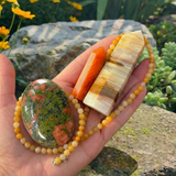 Κολιέ μενταγιόν Z ARRON DESIGN Serenity Moonstone από χάλκινο σύρμα