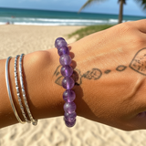 7-stykki Mala Bead Armband Chakra Set (armband fyrir hvert Chakra)