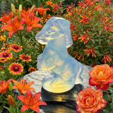 Κολιέ μενταγιόν Z ARRON DESIGN Serenity Moonstone από χάλκινο σύρμα
