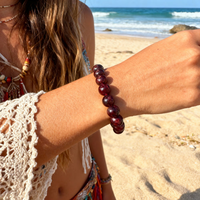 7-stykki Mala Bead Armband Chakra Set (armband fyrir hvert Chakra)